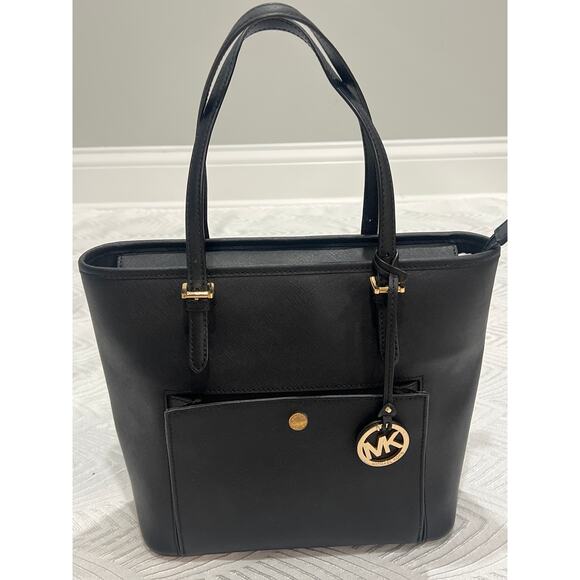 Michael Kors Jet Set Top Zip Tote Bag Classic Stylish Purse, Excellent Condition - Picture 1 of 13